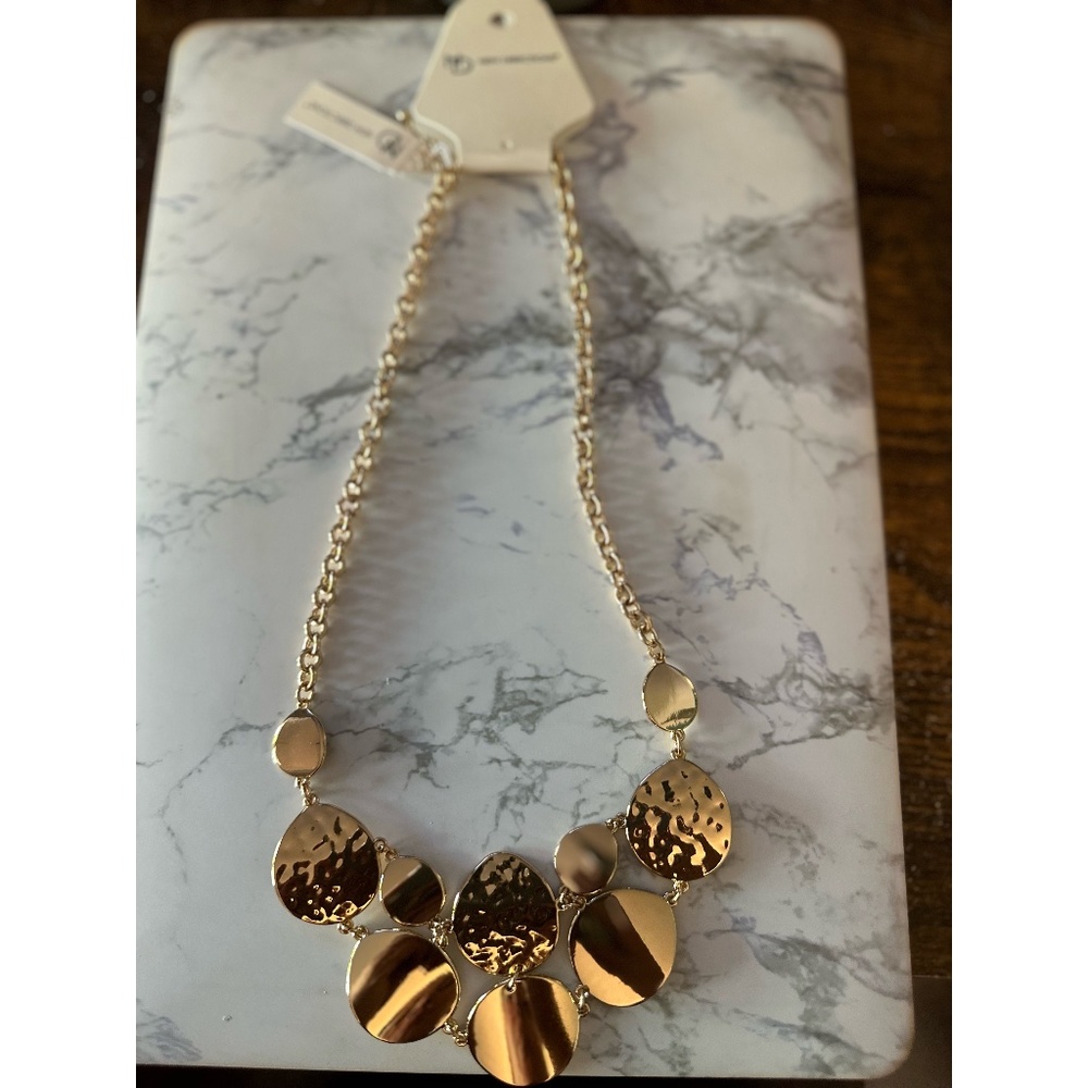 New Direction Mid Length Gold Necklace